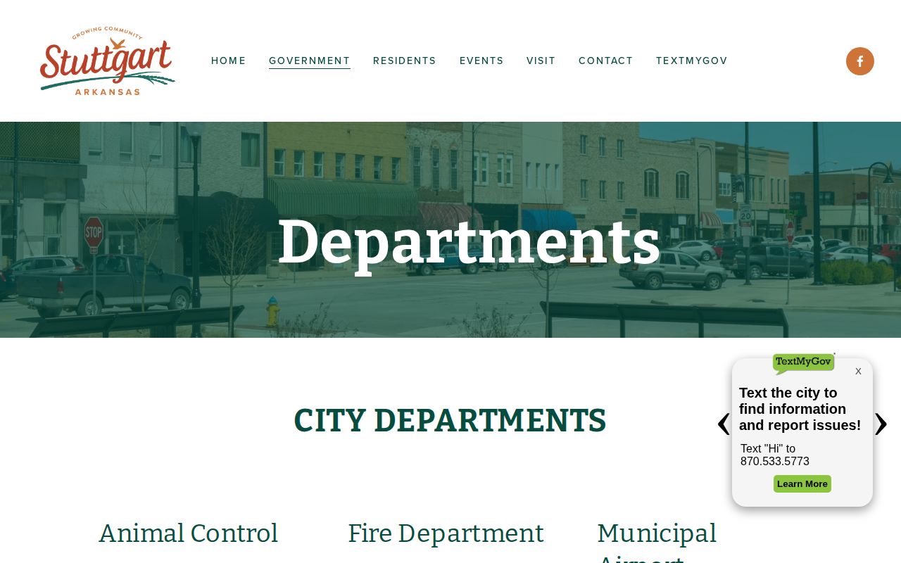 Official Stuttgart Police Department source for Arkansas County arrest records